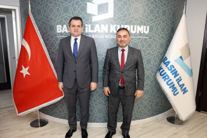 Çukurova Üniversitesi Rektörü Beriş, BİK Adana Bölge Müdürü Oranlı’yı makamında ziyaret etti