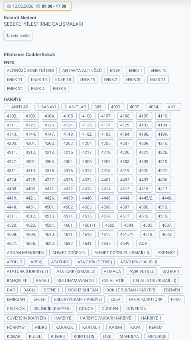 HATAY ALTINÖZÜ'DE ELEKTRİK KESİNTİSİ 2