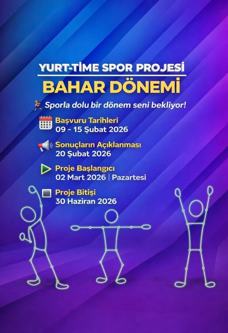 KYK Yurt Time başvuruları başladı mı, ne zaman başlayacak GSB 2. dönem başvuru şartları neler 2