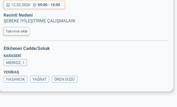 MERSİN AYDINCIK'DA ELEKTRİK KESİNTİSİ