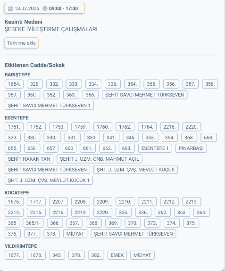 HATAY İSKENDERUN'DA ELEKTRİK KESİNTİSİ