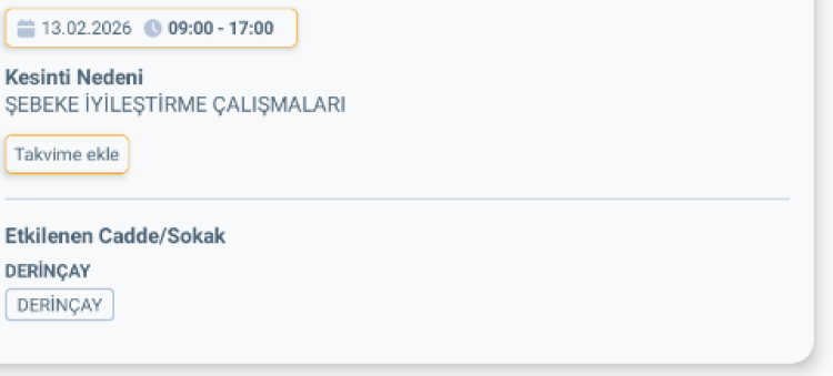 MERSİN MUT'DA ELEKTRİK KESİNTİSİ