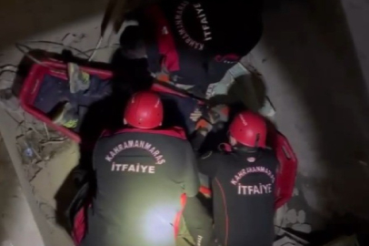 Kahramanmaraş’ta korku dolu anlar: Asansör boşluğundan sağ çıkarıldı