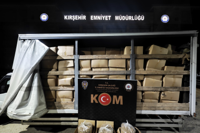 Kırşehir’de dev kaçak tütün operasyonu