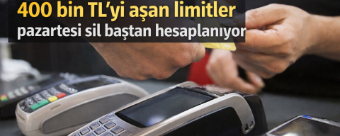 Kredi kartı limitleri değişiyor: 16 Şubat’ta 400 bin TL kuralı devreye giriyor