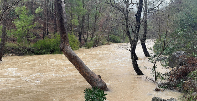 Mersin Bozyazı'da kuvvetli yağış ve sel alarmı 3