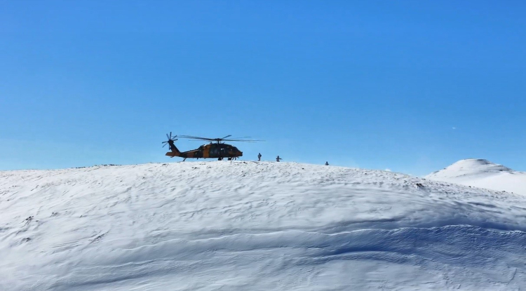 MSB'den Kars'taki kış tatbikatına ilişkin paylaşım 2