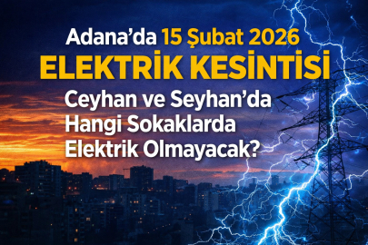 ADANA’DA HAYAT DURACAK! 15 ŞUBAT PAZAR GÜNÜ HANGİ İLÇELERDE ELEKTRİK OLMAYACAK?