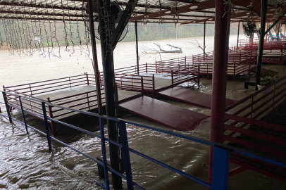 ANTALYA’DA KÖPRÜÇAY TAŞTI: İŞLETMELER VE TARIM ARAZİLERİ SULAR ALTINDA KALDI