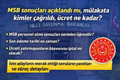MSB sonuçları açıklandı mı, mülakata kimler çağrıldı, ücret ne kadar?