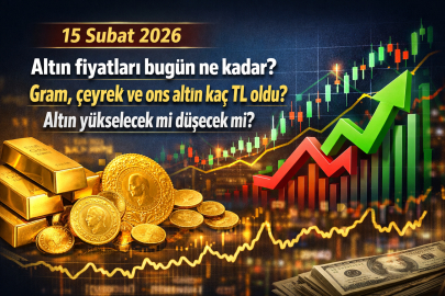 15 Şubat 2026 Altın fiyatları bugün ne kadar? Gram, çeyrek ve ons altın kaç TL oldu?