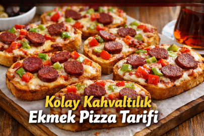  Bayat ekmekleri atmayın: 15 dakikada hazır “Ekmek Pizza” tarifi 
