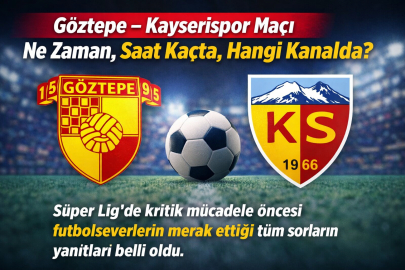 GÖZTEPE – KAYSERİSPOR MAÇI NE ZAMAN, SAAT KAÇTA, HANGİ KANALDA? İŞTE MUHTEMEL 11’LER