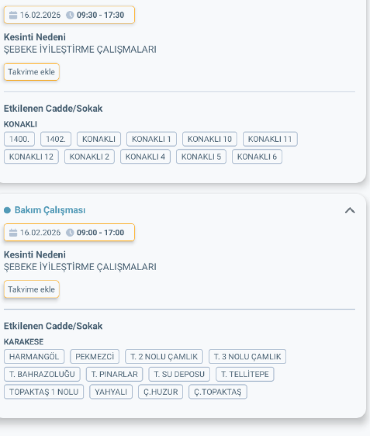 HATAY DÖRTYOL'DA ELEKTRİK KESİNTİSİ