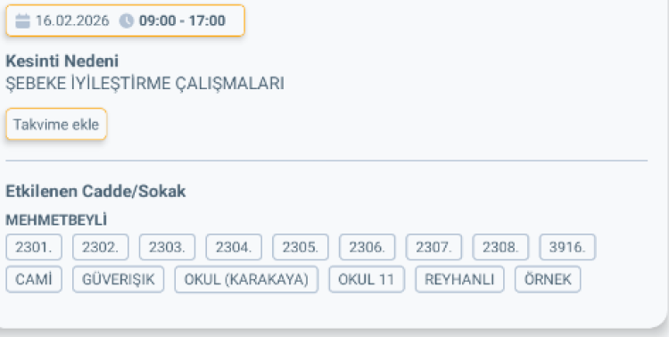 HATAY REYHANLI'DA ELEKTRİK KESİNTİSİ 