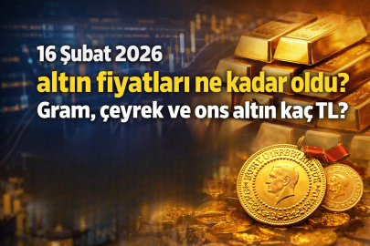 16 Şubat Pazartesi günü altın fiyatları ne kadar oldu? Gram, çeyrek ve ons altın kaç TL?