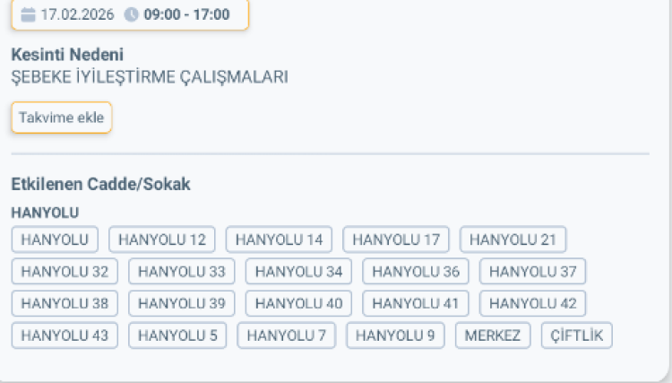 HATAY ALTINÖZÜ'DE ELEKTRİK KESİNTİSİ