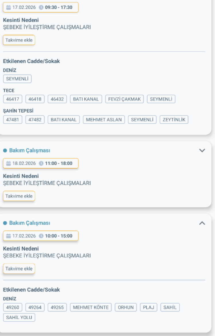 MERSİN MEZİTLİ'DE ELEKTRİK KESİNTİSİ