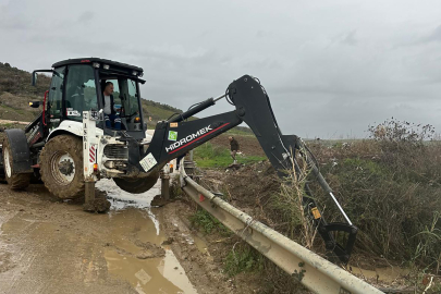 Yumurtalık’ta yoğun yağışta ekipler koordineli çalışmayla olumsuzluklara anında müdahale etti
