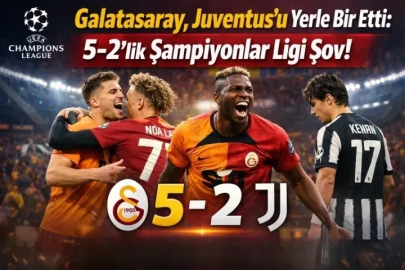 Galatasaray, Juventus’u sahasında 5-2 yendi! Şampiyonlar Ligi’nde tarihi zafer