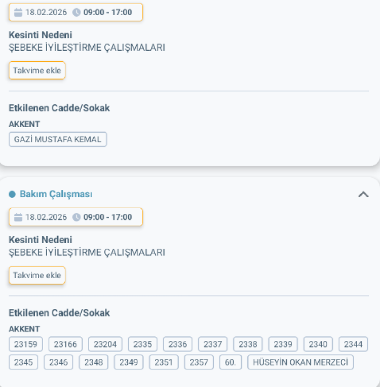 MERSİN YENİŞEHİR'DE ELEKTRİK KESİNTİSİ 