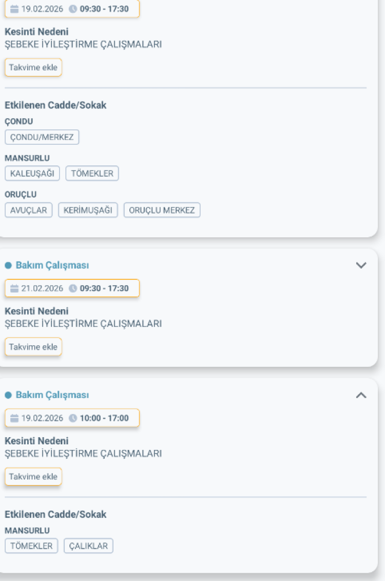 ADANA FEKE'DE ELEKTRİK KESİNTİSİ