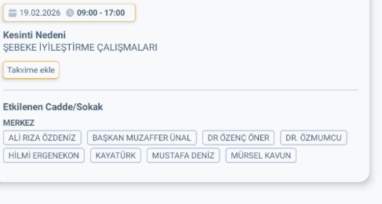 MERSİN BOZYAZI'DA ELEKTRİK KESİNTİSİ