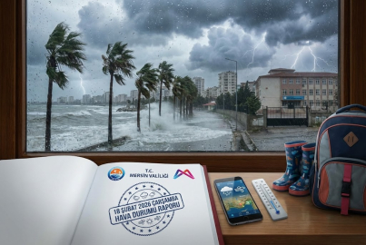 Mersin'de bugün okullar tatil mi? 18 Şubat 2026 Valilik son dakika hava durumu raporu
