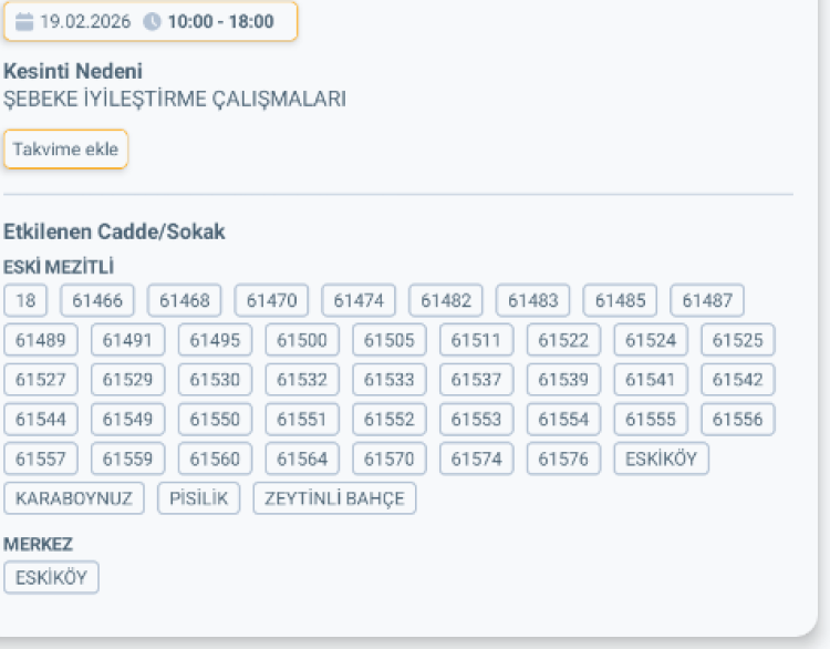 MERSİN MEZİTLİ'DE ELEKTRİK KESİNTİSİ