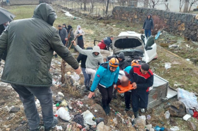 Bingöl’de feci kaza: Takla atan otomobilde 7 yaralı