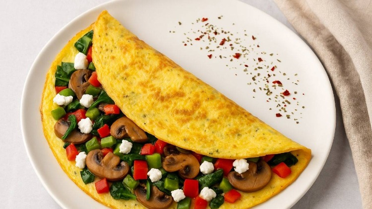 Sebzeli Omlet