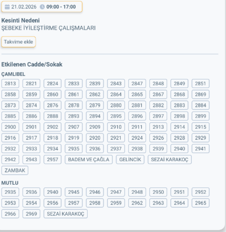 ADANA YÜREĞİR'DE ELEKTRİK KESİNTİSİ 