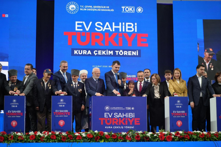 Gaziantep’te 13 bin 890 sosyal konutun kurası çekildi 2