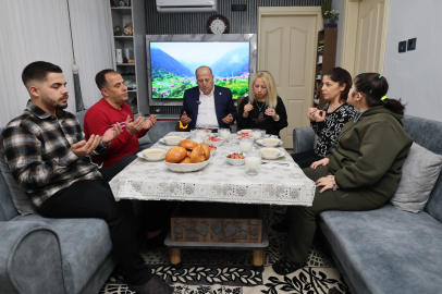 Yüreğir Belediye Başkanı Demirçalı, iftarda Ateş ailesinin misafiri oldu