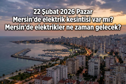 22 Şubat 2026 Pazar Mersin'in 13 ilçesinde elektrik kesintisi yaşanacak: 22 Şubat 2026 Pazar Toroslar EDAŞ planlı kesintiler