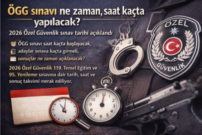 ÖGG sınavı ne zaman, saat kaçta yapılacak? 2026 Özel Güvenlik sınav tarihi açıklandı