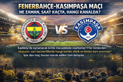 Fenerbahçe – Kasımpaşa maçı ne zaman, saat kaçta, hangi kanalda? Muhtemel 11’ler ve eksikler