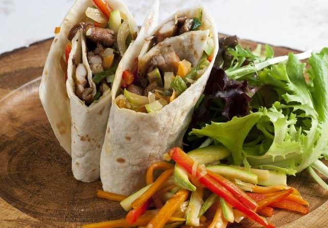 Fırında Tavuk Dürüm