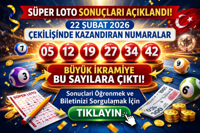 Süper Loto Sonuçları 22 Şubat Pazar günü açıklandı mı? İşte kazandıran numaralar ve sorgulama ekranı