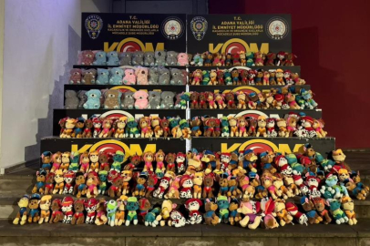 Adana’da otobüs denetiminde 1.515 kaçak oyuncak ele geçirildi