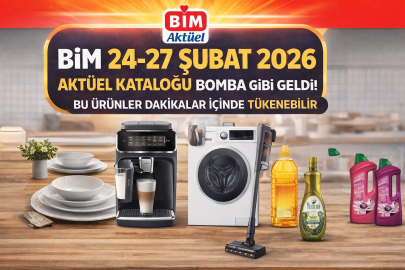 BİM 24-27 şubat 2026 aktüel kataloğu bomba gibi geldi! Bu ürünler dakikalar içinde tükenebilir