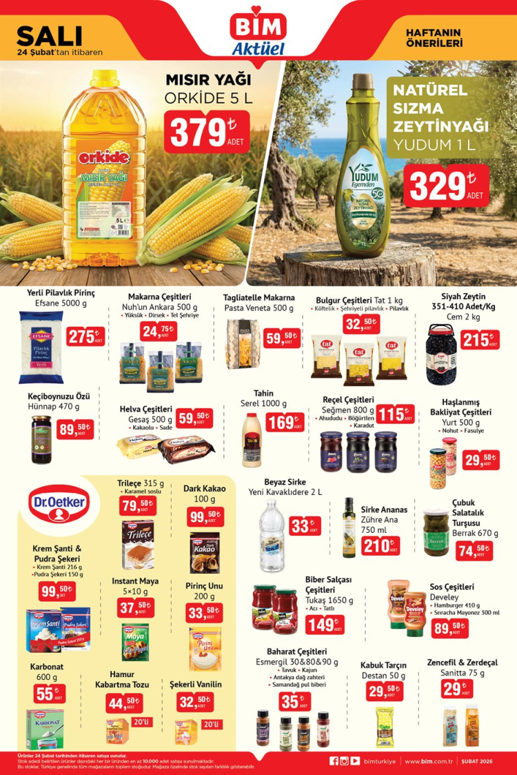 BİM aktüel ürünler kataloğu