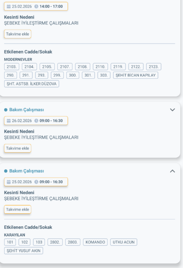 HATAY İSKENDERUN'DA ELEKTRİK KESİNTİSİ