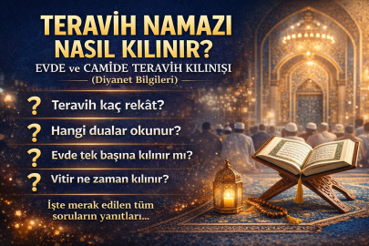 TERAVİH NAMAZI NASIL KILINIR? KAÇ REKÂT, EVDE KILINIR MI, NİYET NASIL EDİLİR?