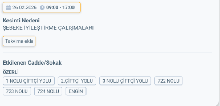 HATAY DÖRTYOL'DA ELEKTRİK KESİNTİSİ