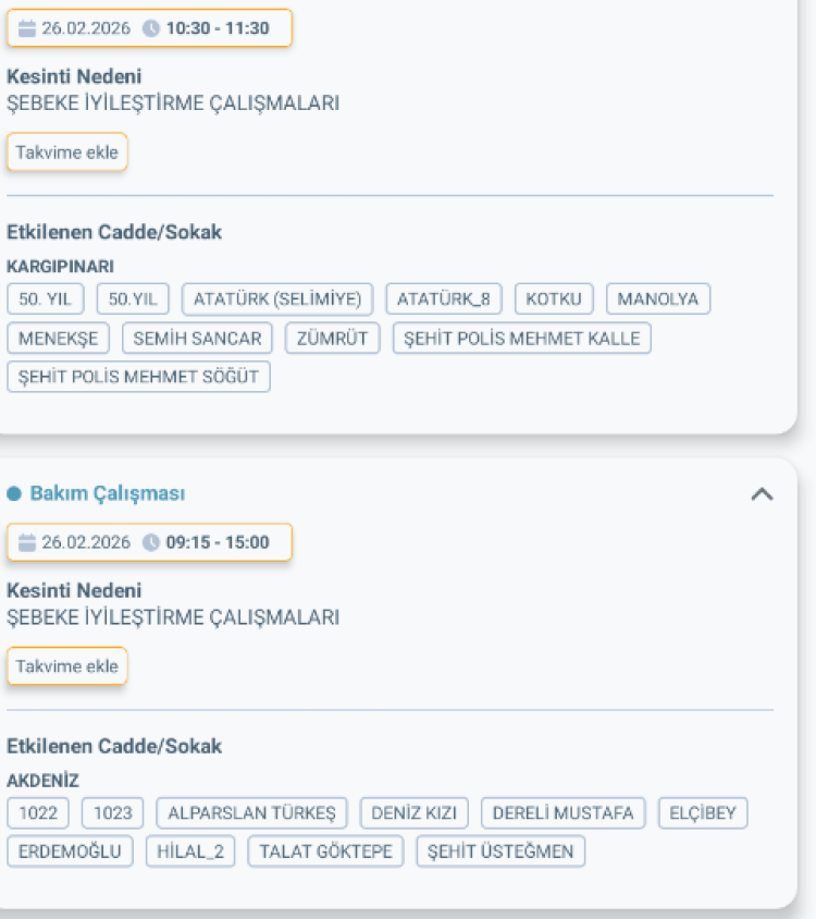 MERSİN ERDEMLİ'DE ELEKTRİK KESİNTİSİ 2