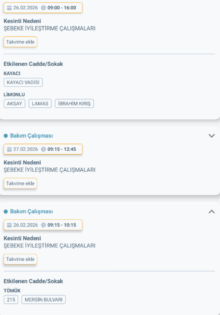 MERSİN ERDEMLİ'DE ELEKTRİK KESİNTİSİ 3
