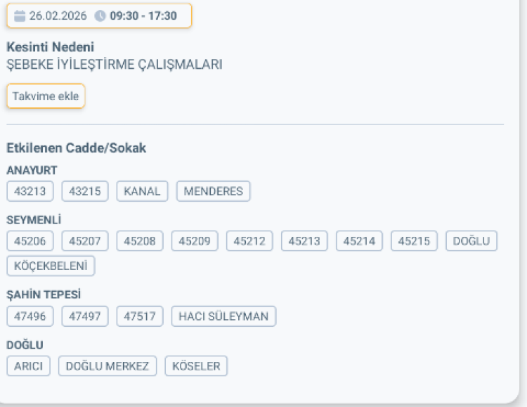 MERSİN MEZİTLİ'DE ELEKTRİK KESİNTİSİ