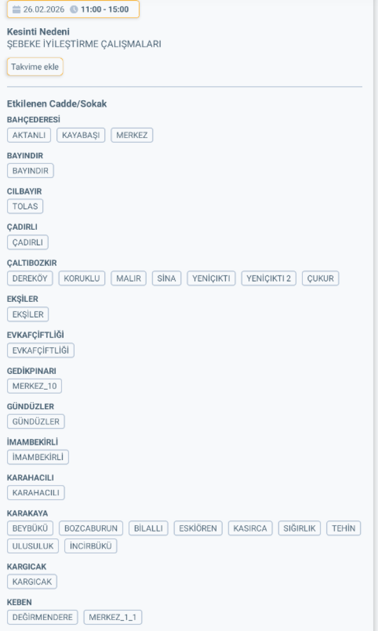 MERSİN SİLİFKE'DE ELEKTRİK KESİNTİSİ