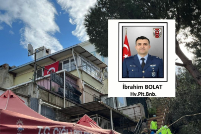 ŞEHİT HAVA PİLOT BİNBAŞI İBRAHİM BOLAT’IN ACI HABERİ İZMİR’DEKİ AİLESİNE ULAŞTIRILDI